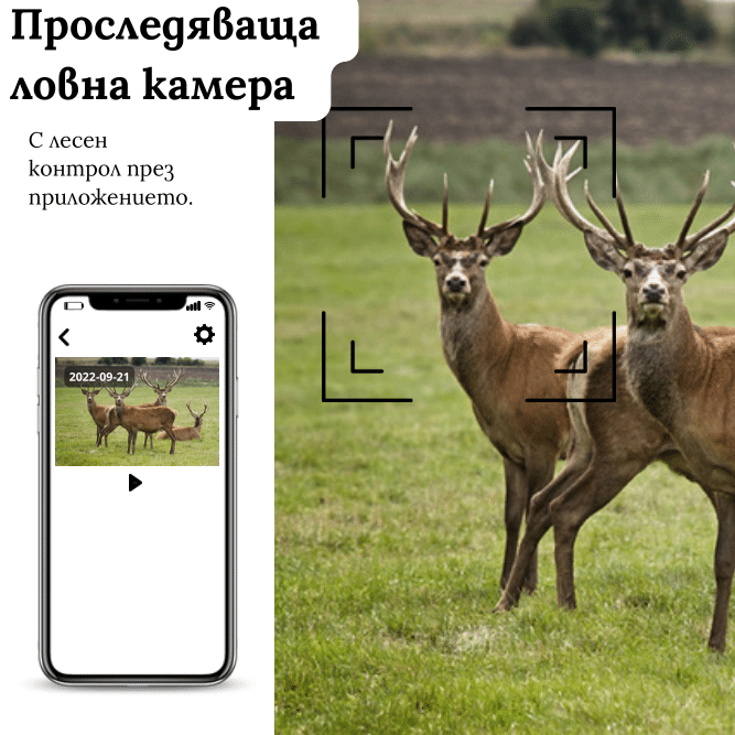 Ловна камера HC810PLUS 4G с вградена батерия и слот за SIM карта