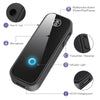 Адаптер AUX Bluetooth за кола, 2 в 1 Bluetooth 5.3 предавател и приемник за хендсфри разговори, с шумопотискане, 3.5mm AUX безжичен приемник за домашна стерео система/слушалки/лесна връзка.